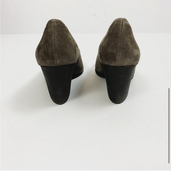 Eileen Fisher Hawk Suede Wedge Heels - Picture 4 of 6